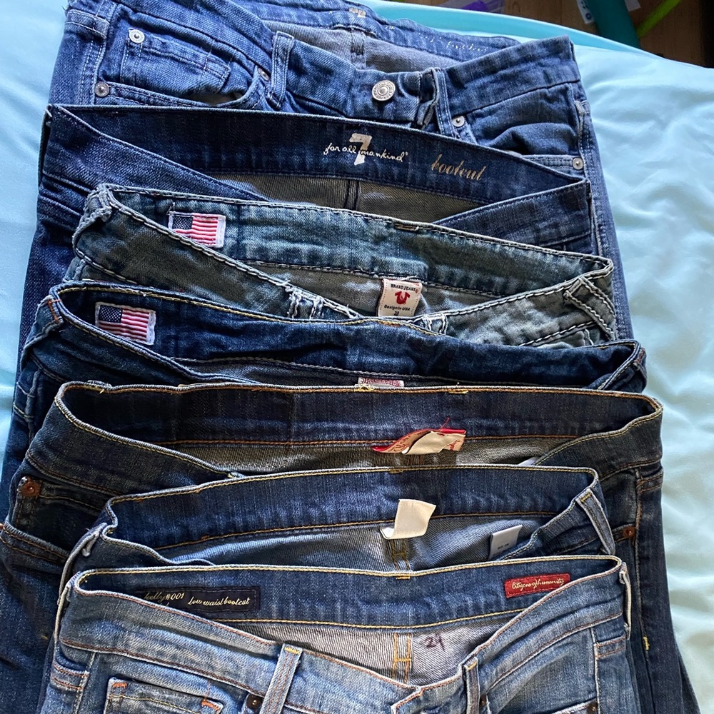 Brand name jeans! 7 for all mankind, Citizens, Lucky, True Religion